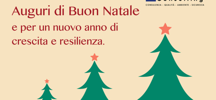 Auguri di buon Natale e per un nuovo anno di crescita e resilienza